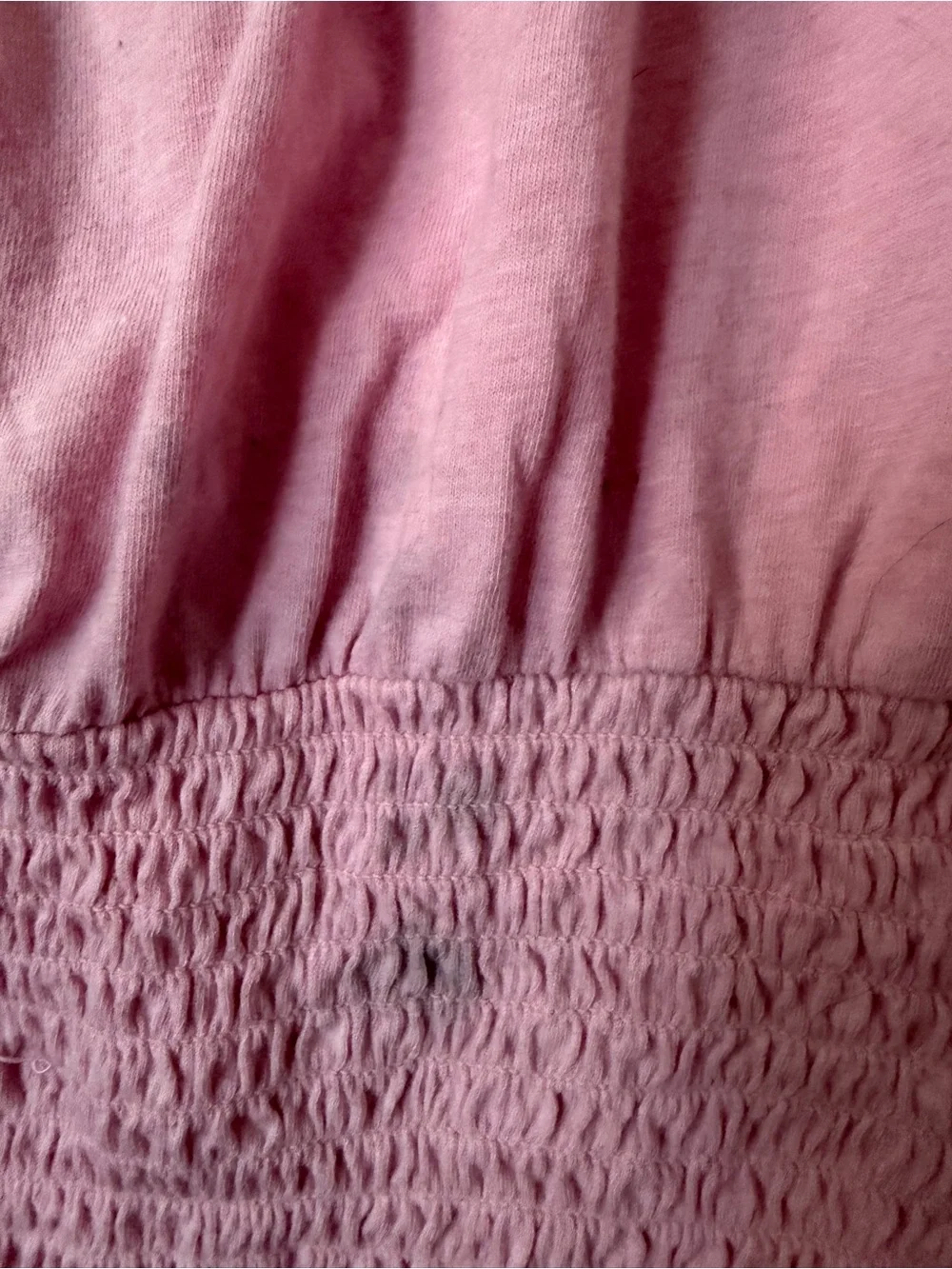 Old Navy Pink Elastic Neck Tee